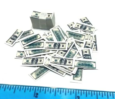 $7.99 • Buy AX-BL: 1/12 Miniature Toy US Money Cash Bills (2 Stacks) For 6  Action Figures