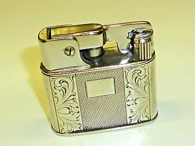 Mylflam   1000 Zünder   D. R.p. Lighter W.Alpacca Silver Case - 1936 -germany • $321.55