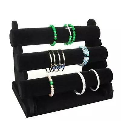 3-Tier Jewelry Bracelet Watch Display Holder Stand Showcase Rack Organizer • $14.99