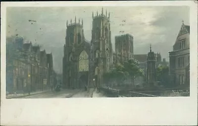 £3.50 • Buy York Minster Elmer Keene 1917 Postmark Chic Series Charles Worcester