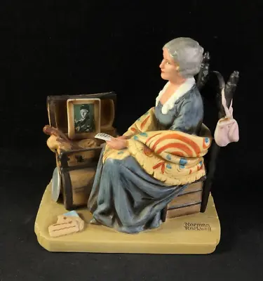 Vintage 1980 Norman Rockwell Figurine - Memories Woman Going Thru Chest • $8.96