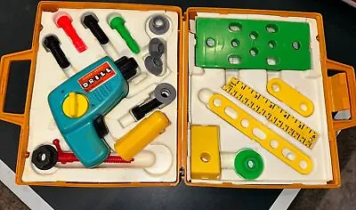 Fisher Price Tool Kit - 1977 -Vintage Drill Set - Incomplete Drill Needs Fixing • $9.99