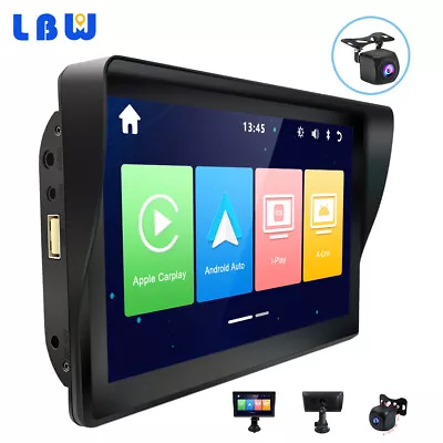 7  Car Portable IPS Touch Screen Wireless Apple Carplay Android Auto Bluetooth • $100.29