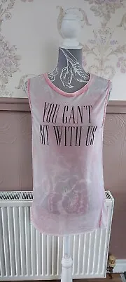 Rock&Rags By Firetrap Womens Short Sleeve Top Size XS Faded Pink Neon Colour • £3.99