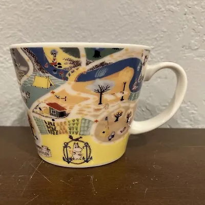 MUUMILAAKSON TARINOITA Mug MOOMIN VALLEY MAP Yamaka Japan MOOMIN CHARACTERS 14oz • $22