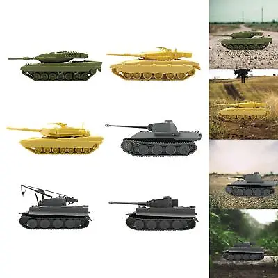 1:72 Scale Tank Model Kits Miniature Tank Building Kits DIY Assemble Party • £7.38