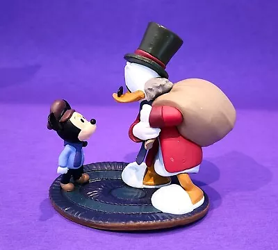 Disney Store Mickey's Christmas Carol Figure Scrooge Tiny Tim Toy PVC 4  Topper • $12.99