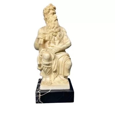 G Ruggeri Horned Moses Sculpture - Italy - Michelangelo Reproduction Vintage • $30.79