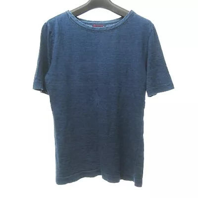 R By 45Rpm T-Shirt Cut And Sew Indigo Denim Short Sleeve Cotton Blue 2 Approx. M • $109.45