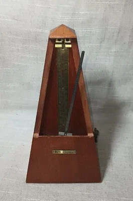 Vintage Seth Thomas Metronome De Maelzel Music Timer No Front Panel SEE VIDEO • $29.99