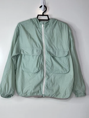 $17.99 • Buy Zara Girls 13-14 Windbreaker Jacket Light Blue  Full Zipper