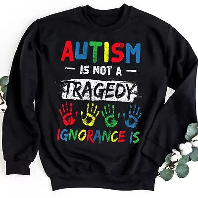 Autism Awareness Crewneck Sweatshirt Accept Understand Love Crewneck Sweatshirt • $29.44