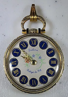 Endura Ladies Mechanical Swiss Pendant Or Pocket Watch Circa Late 1960's Vintage • $26.95