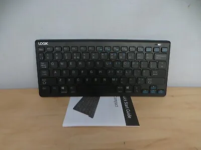 Logik Wireless Bluetooth Compact UK QWERTY Keyboard Inc VAT  VGC • £9.99