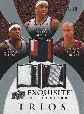 2007-08 UD Exquisite TRIOS PATCH Vince Carter #2/10 Richard Jefferson S Williams • $150