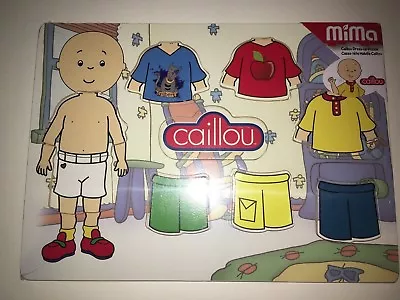 New Caillou Dress Up Puzzle Wood Puzzle Mima Gilbert Shirt Shorts Caillou  • $17