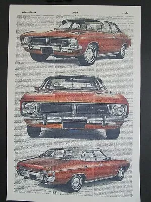 Ford Falcon XB Car Print No.427 Ford Car Posters Motor Sport Gifts • $17.64