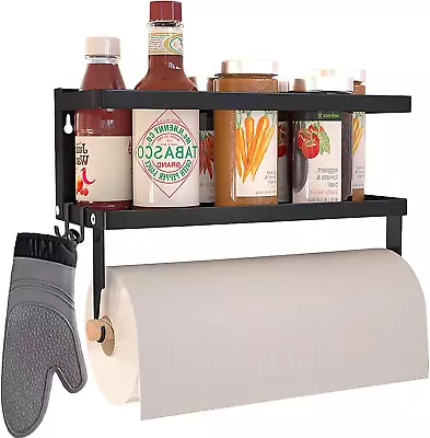 Magnetic Paper Towel Holder For Refrigerator Magnetic Spice RackMagnetic Shelf • $44.81