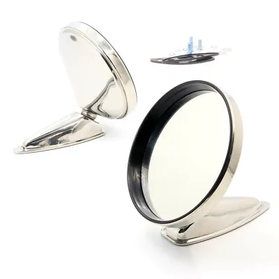 Opel Manta 400 B Irmscher I240 I200 I400 Ascona B Turbo Chrome Door Mirrors Pair • $108.98