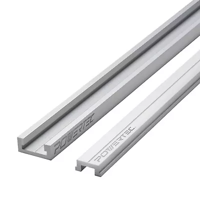 POWERTEC 71156 Aluminum T-Track 48 Inch Combo With Aluminum Miter T-Bar 1 Se... • $34.18