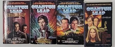 QUANTUM LEAP Book Series LOT Of 4 Independence/Kni Morningstar/Loch Ness/Odyssey • $19.99