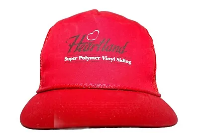 Heartland Super Polymer Vinyl Siding Vintage Rope Hat Trucker Hat Snapback • $9.88