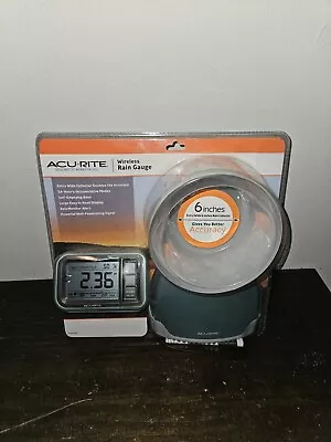 Acurite Wireless Rain Gauge With 6  Extra Wide Rain Collector # 072397006262 • $34