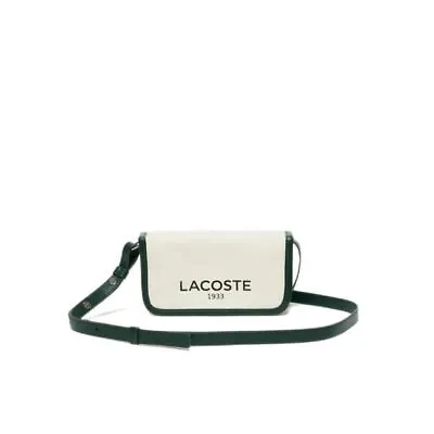 [Lacoste] Heritage Canvas Canvas Smartphone Bag NF1340KP White     • $212.23