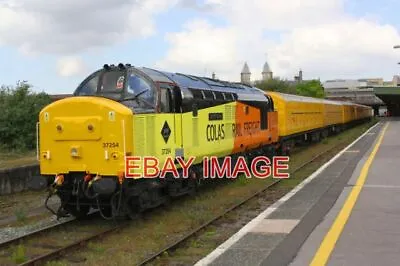 Photo  Class 37/0 Diesel Loco No 37254 'cardiff Canton'  Test Train In Temple Me • £1.60