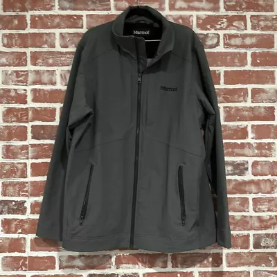 Marmot Men's Estes Gray Softshell Jacket Size XL • $50
