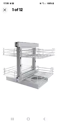 Magic Corner Kitchen Baskets Pull Out Right Handed Blind Corner Slide Out  • £145