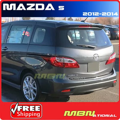 2012+ Mazda 5 Wagon Trunk Roof Spoiler PAINTED CLEARCOAT 34K CRYSTAL WHITE PEARL • $218.75