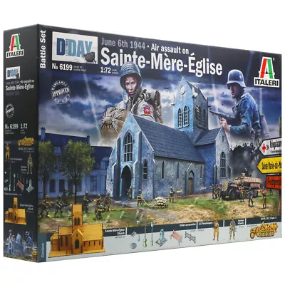 Italeri 1/72 D-Day Air Assault On Sainte-Mère-Eglise Model Kit • £69.99