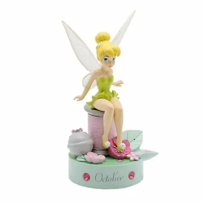 Tinker Bell Birthstone October Sculpture Ornament 9cm Gift Boxed • $59.95