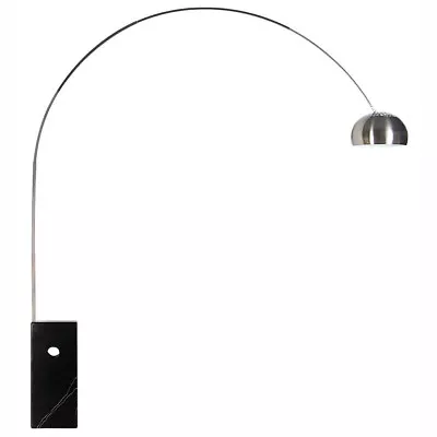 £599 • Buy Modern Mid Century Premium Arco Floor LED Lamp Heavy Duty SQUARE Marble