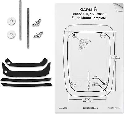 Garmin Flush Mount Kit 010-11681-00 For Echo 100 150 300 • $7.99