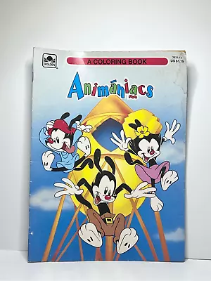 Vintage Animaniacs A Coloring Book 1994 Paper Back Golden Books • $10.45