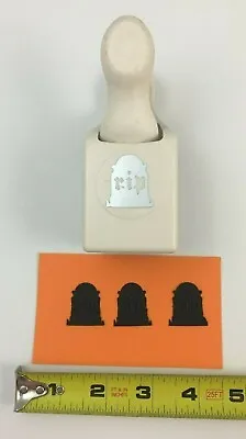 Martha Stewart TOMBSTONE Punch Craft Embossing Halloween Graveyard RIP • $24.94