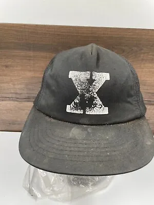 Vintage Malcolm X Trucker Hat! Black Promo Snap Back By Young An Cap • $23.99