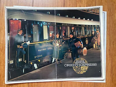 VENICE SIMPLON ORIENT-EXPRESS 1982 Ride Booking Guide Vintage Train Program • $4.99