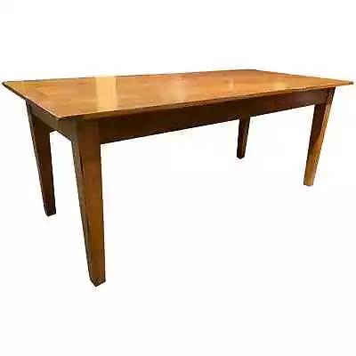 Cherry Farm Table With Breadboard Ends • $1495