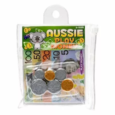 44pcs Australian Play Money Coins & Notes Maths Pretend Shopping • $21.95