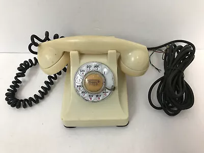 Vintage Western Electric 302 Ivory Rotary Telephone • $195