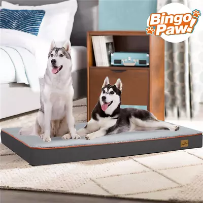 Ultra Large Orthopedic Pet Dog &Cat Bed Pad Waterproof Pet Crate Bed Mat Pillow  • $105.97