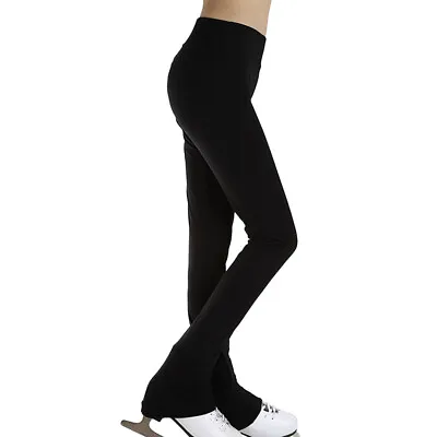 Ice Figure Skating Practice Long Pants Women Girls' Warm Tights Trousers • £24.84