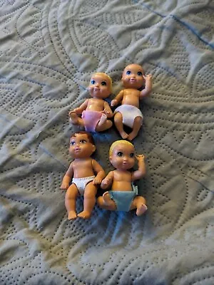 Vintage Barbie Doll Babies Toddlers Pets Accessories Poodle Snowman Lot Of 8 • $22.12