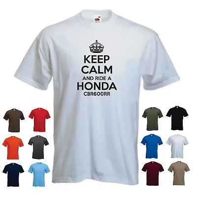 'Keep Calm And Ride A Honda CBR600RR' Men's Motorbike Motorcycle Funny T-shirt  • £11.69