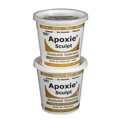 Apoxie Sculpt - 2 Part Modeling Compound A & B - 4 Pound White • $77.09