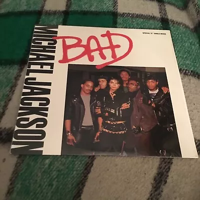 Michael Jackson Bad Special 12 Inch Single Mixes Vinyl Steel And Shrink Wrap￼ • $18