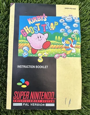 Kirby's (Kirbys) Ghost Trap - Super Nintendo (SNES) **MANUAL ONLY** • $16.45